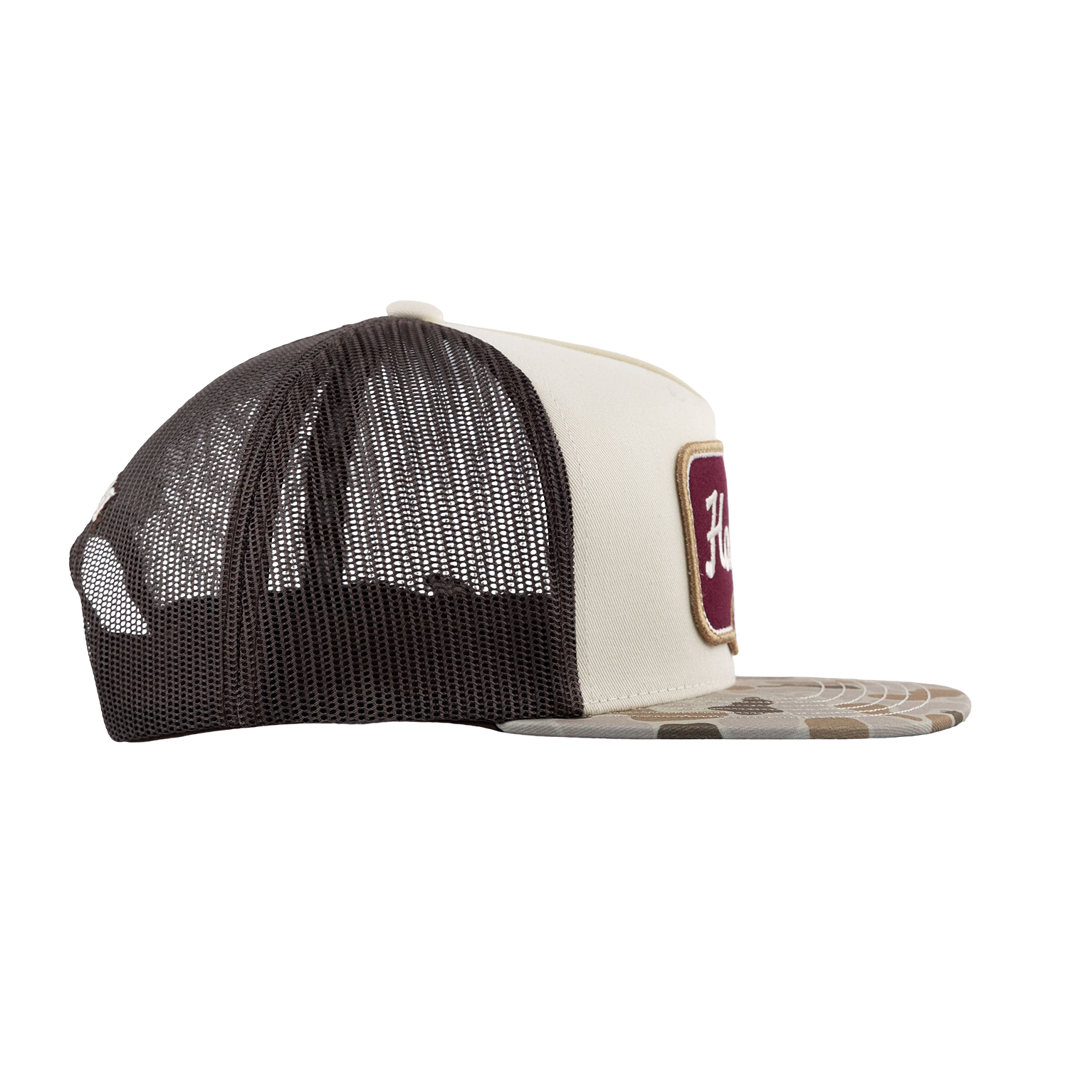 Howdy Hooey Patch Camo Cap - Beige