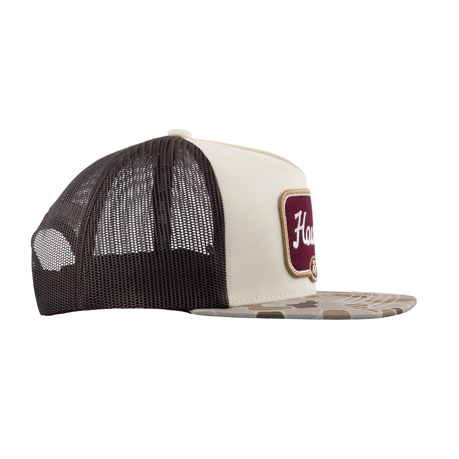 Howdy Hooey Patch Camo Cap - Beige