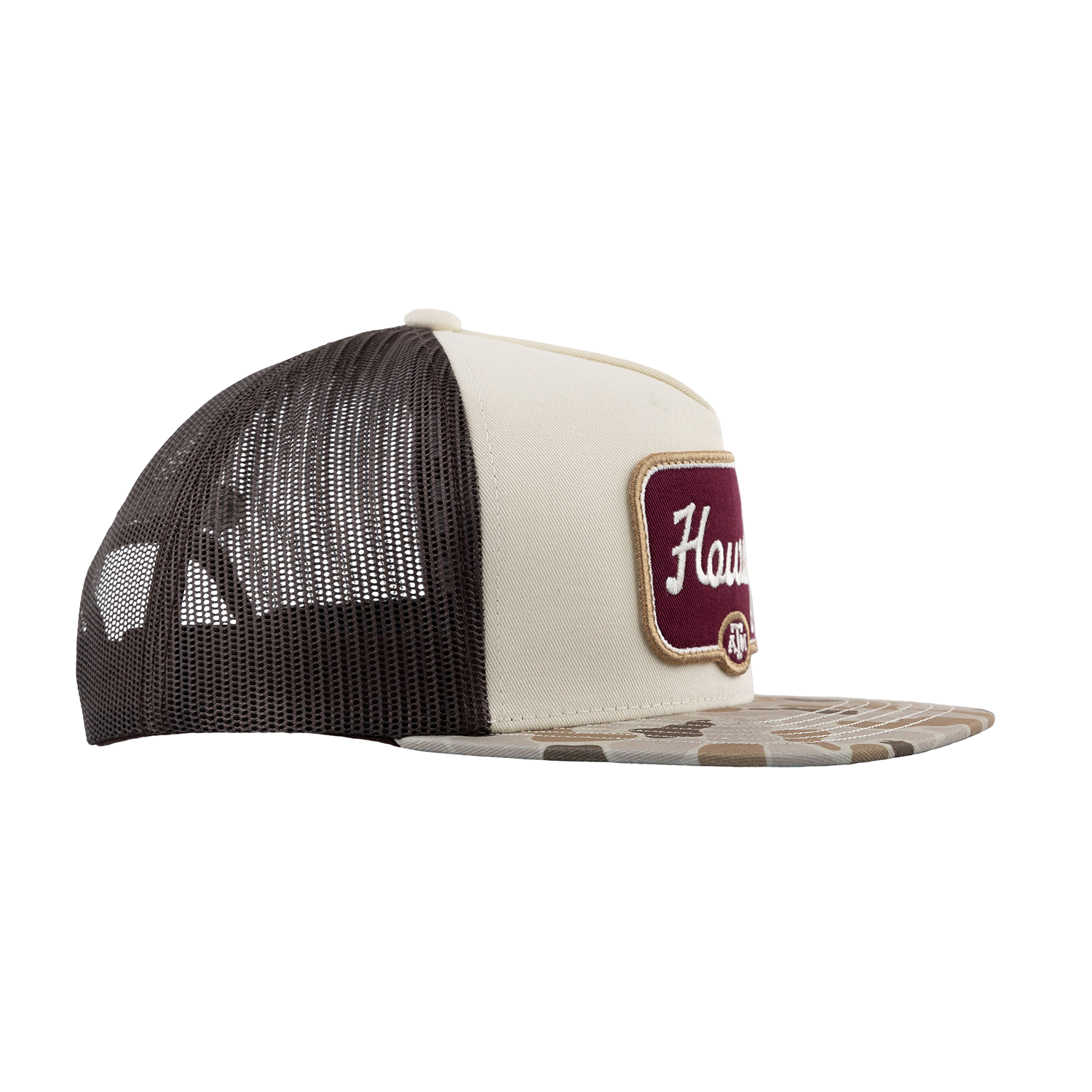 Howdy Hooey Patch Camo Cap - Beige