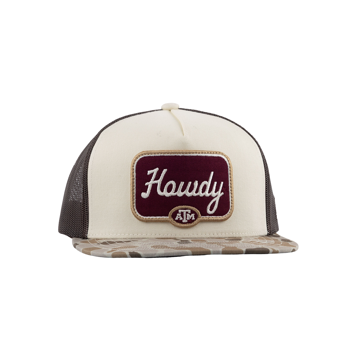 Howdy Hooey Patch Camo Cap - Beige
