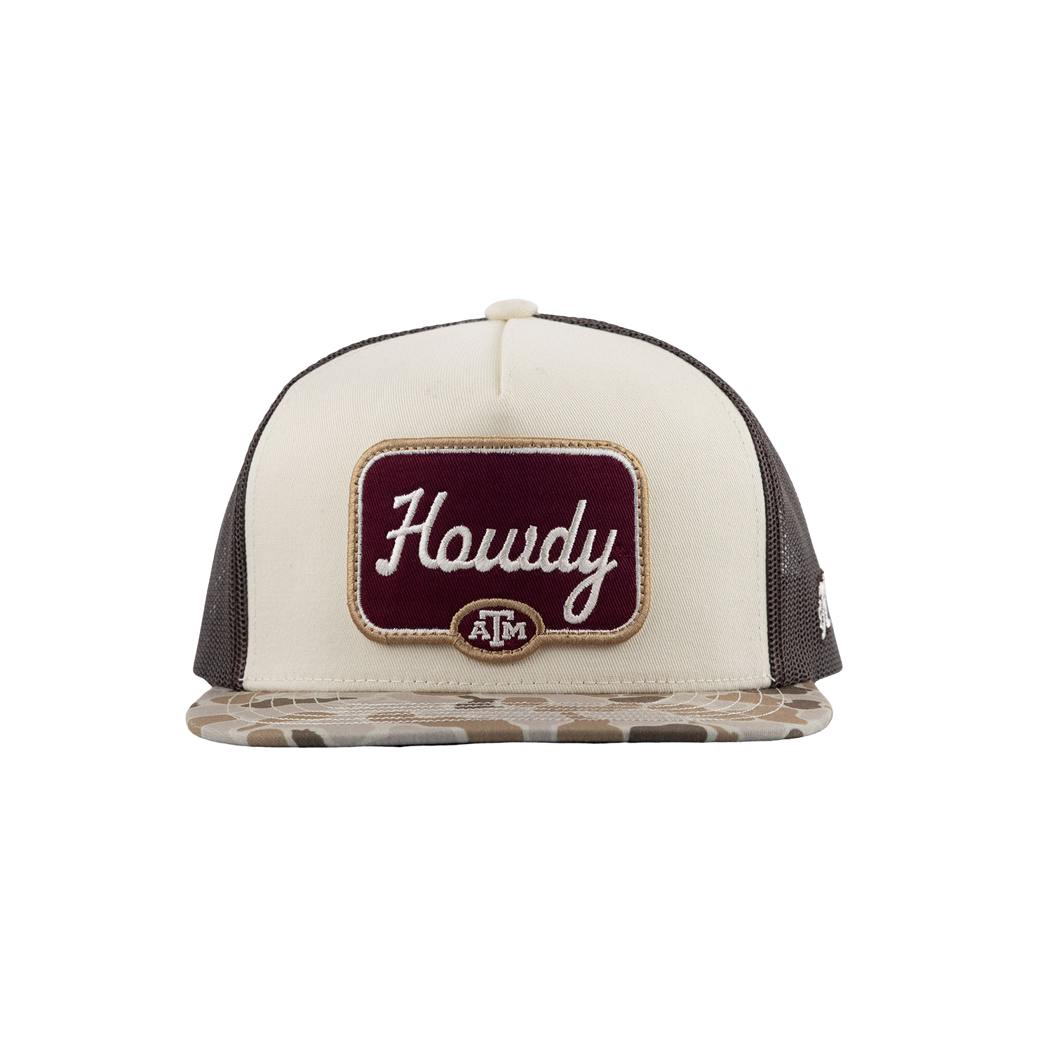 Howdy Hooey Patch Camo Cap - Beige