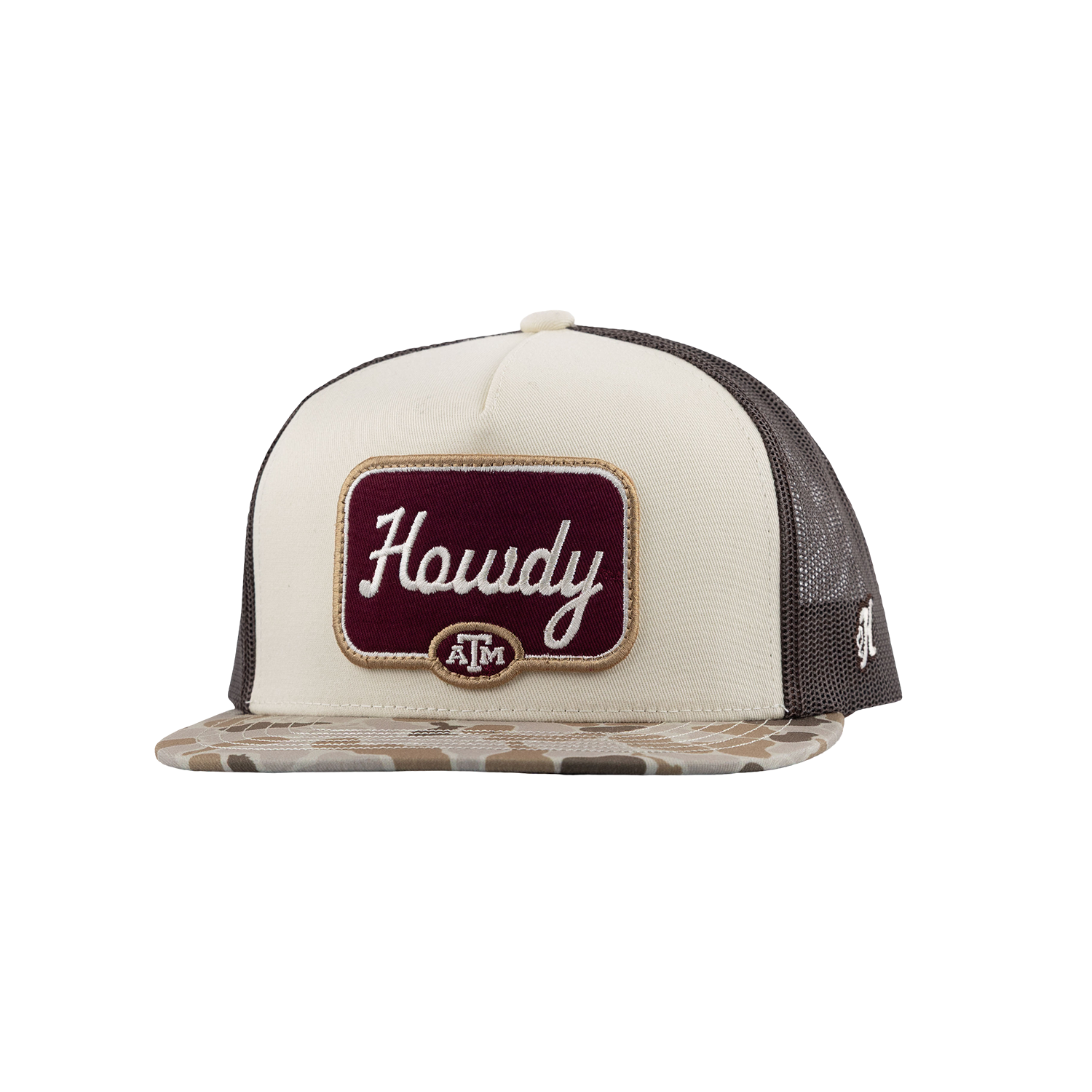 Howdy Hooey Patch Camo Cap - Beige