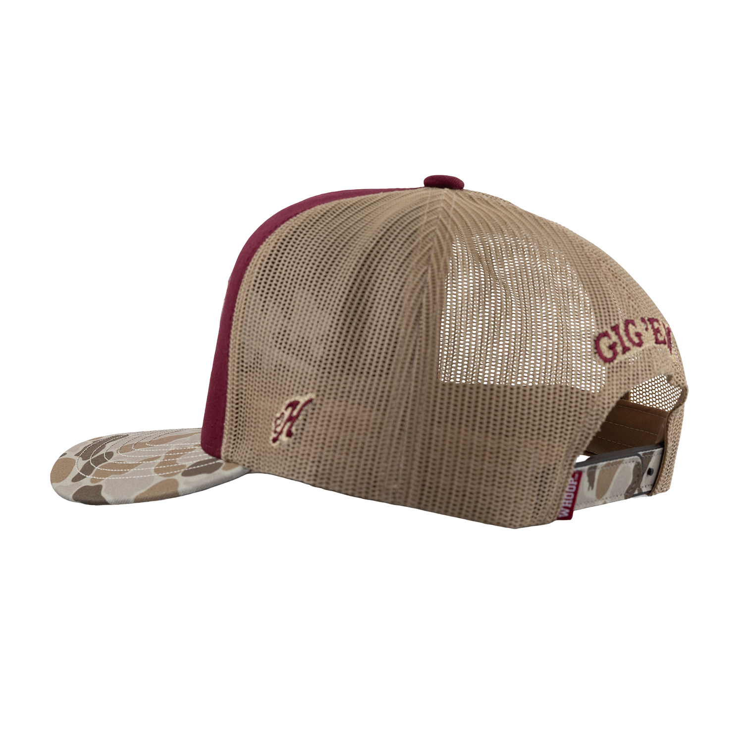 Script Aggies Hooey Mesh Cap - Camo