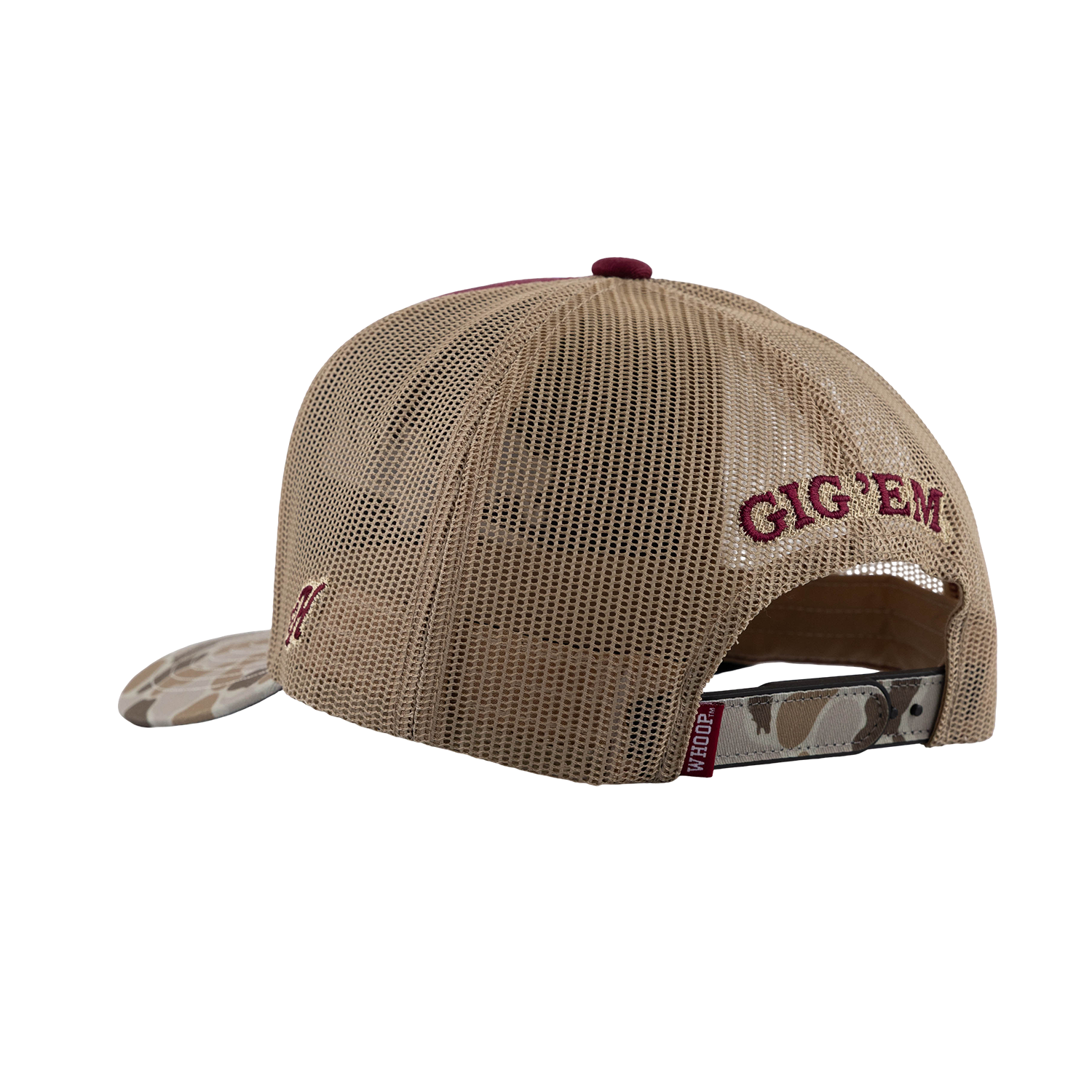 Script Aggies Hooey Mesh Cap - Camo