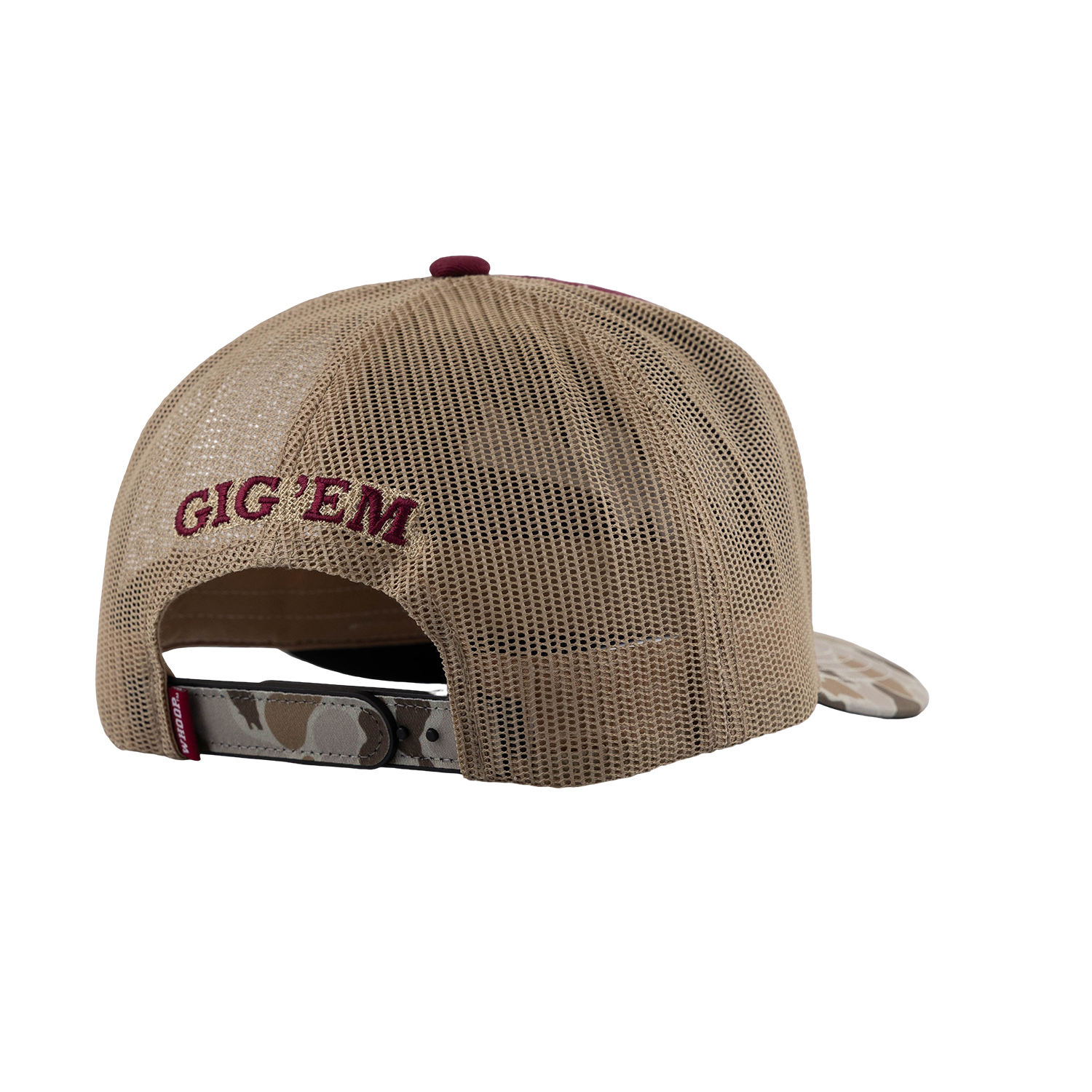 Script Aggies Hooey Mesh Cap - Camo