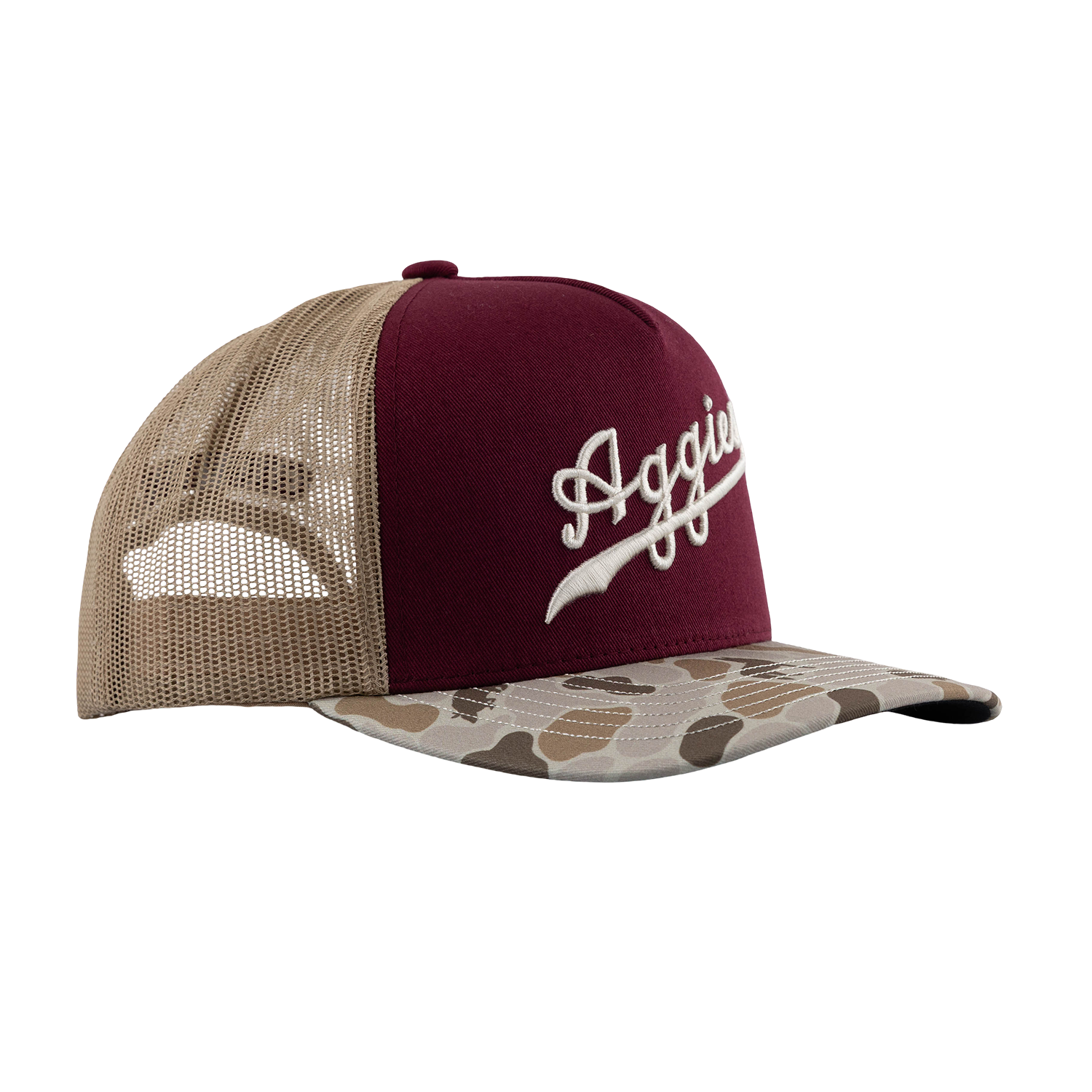Script Aggies Hooey Mesh Cap - Camo