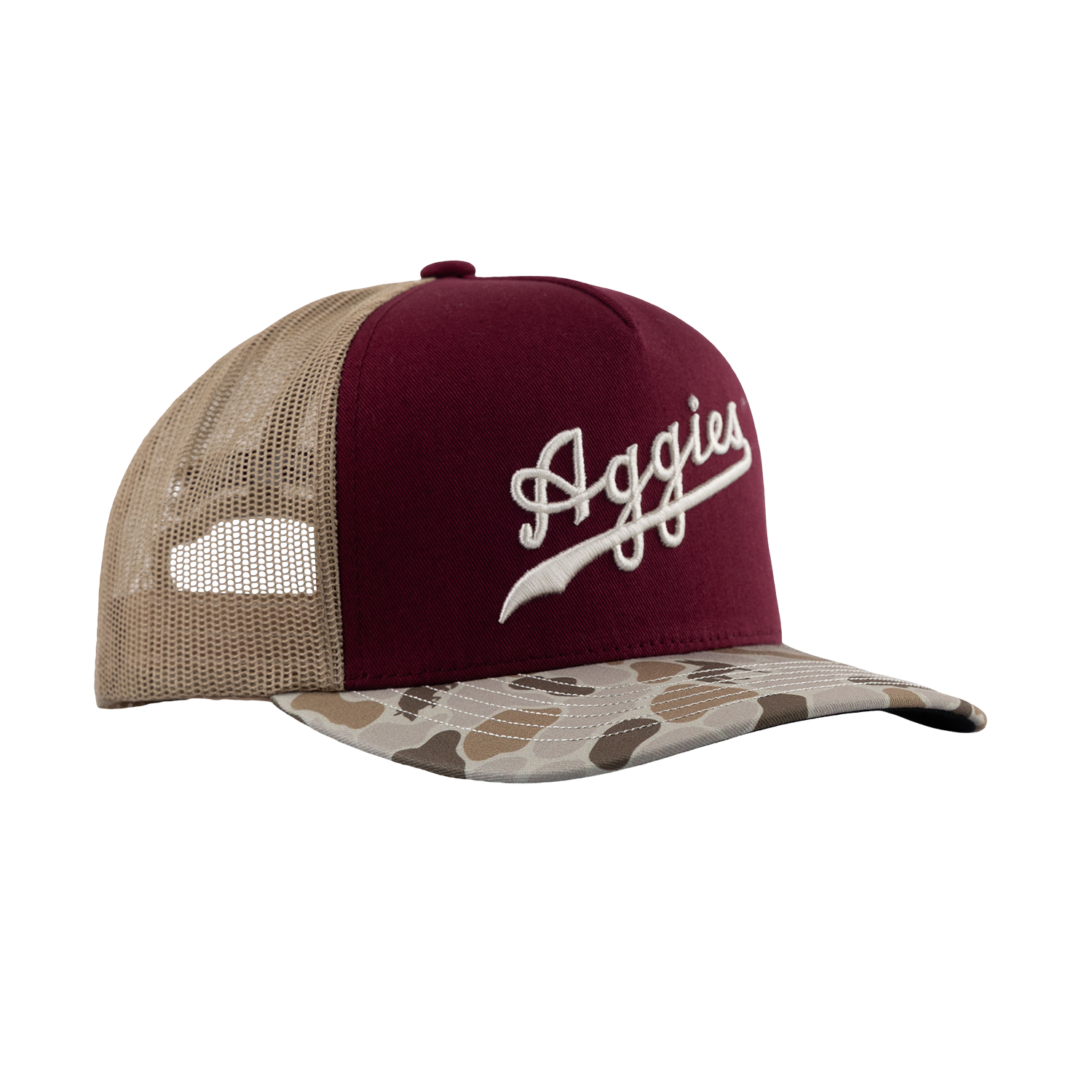 Script Aggies Hooey Mesh Cap - Camo