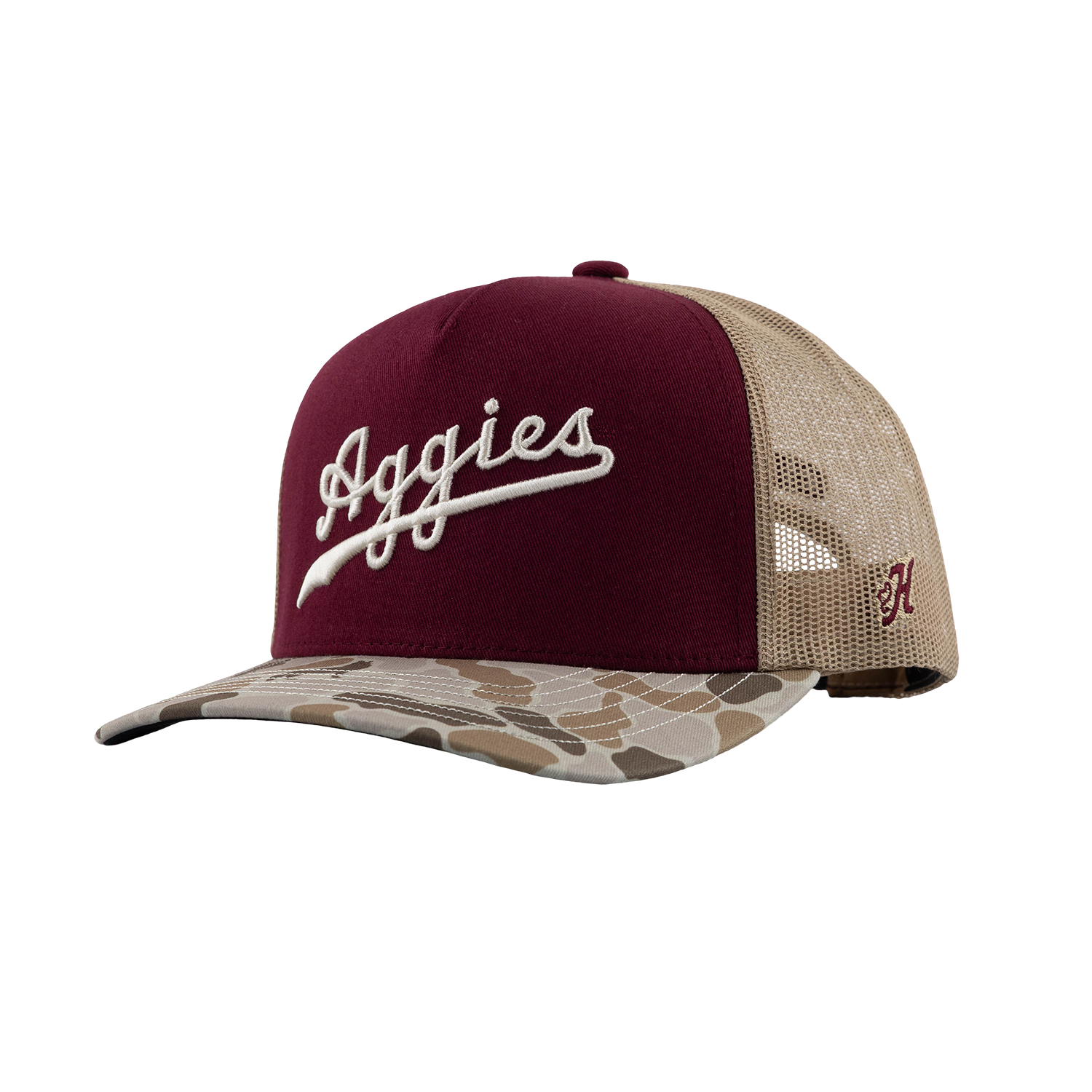 Script Aggies Hooey Mesh Cap - Camo