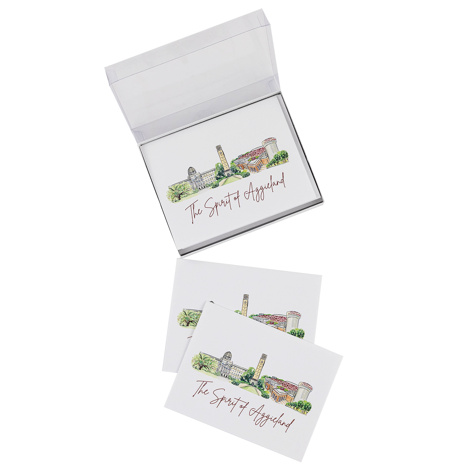 Texas A&M Valiant Landmark Boxed Note Cards