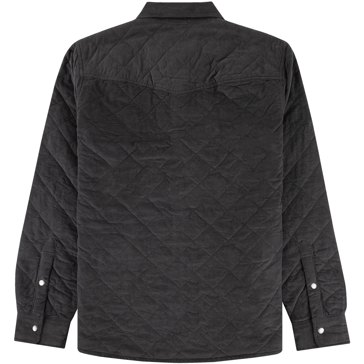 Texas A&M Criquet Men's Corduroy Quilted Shacket - Gray