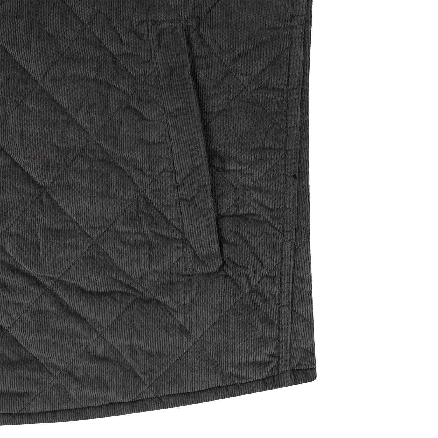 Texas A&M Criquet Men's Corduroy Quilted Shacket - Gray