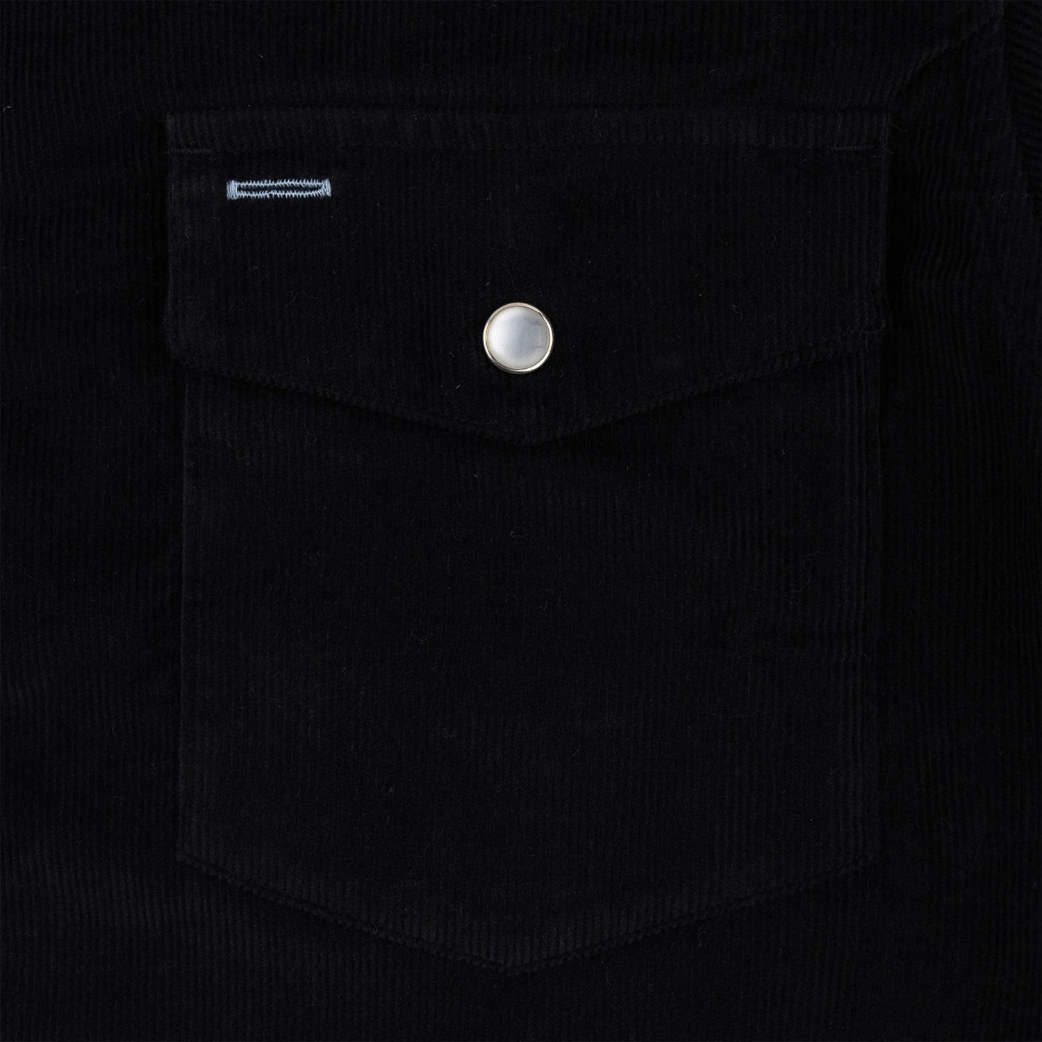 Texas A&M Criquet Corduroy Pearl Snap Long Sleeve - Black