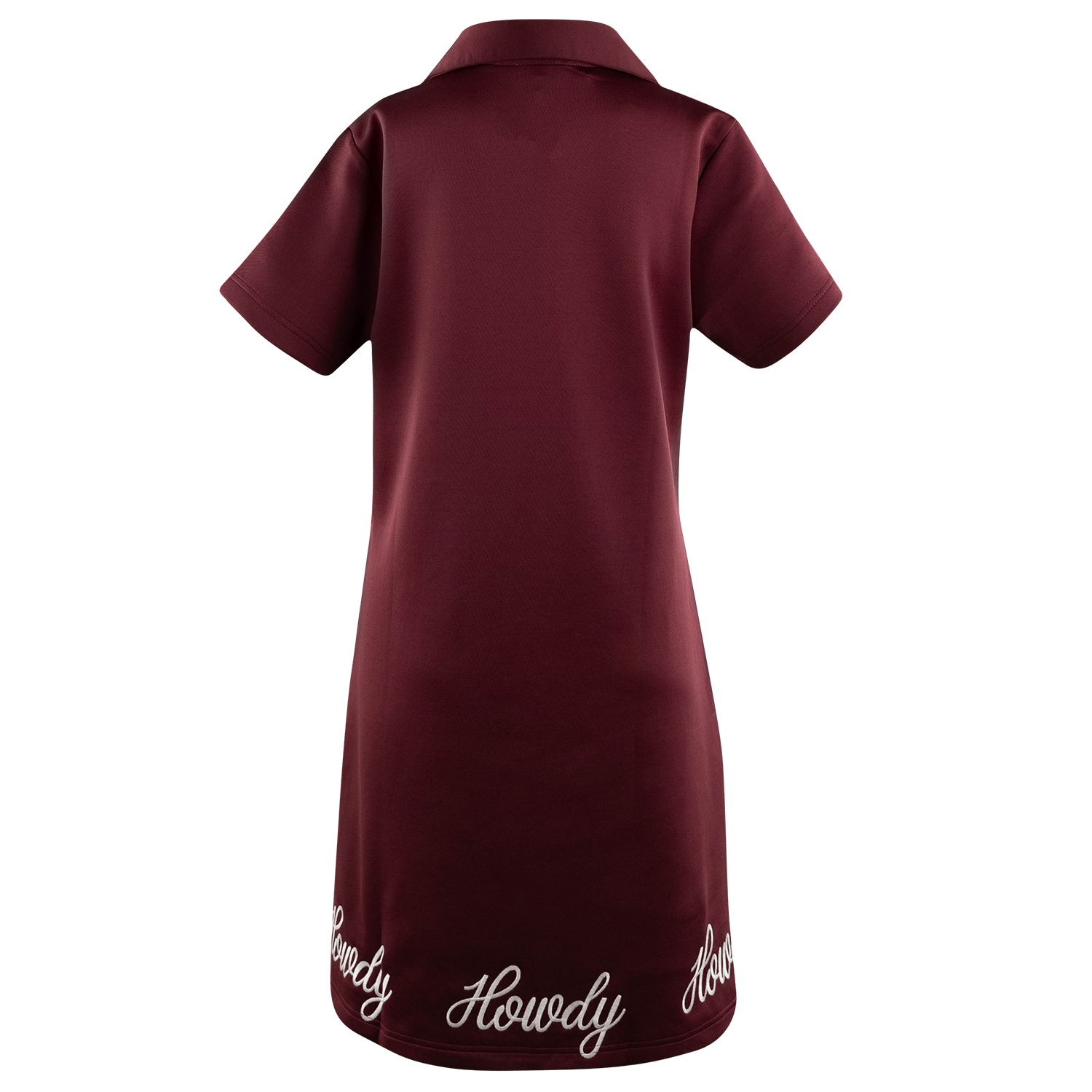 Layerz Sporty Howdy Midi Dress - Maroon