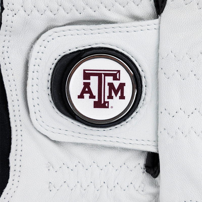 Texas A&M Premium Cabretta Leather Golf Glove