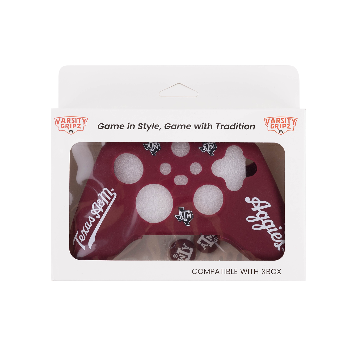Texas A&M Varsity Gripz Xbox Home Starter Bundle - Maroon
