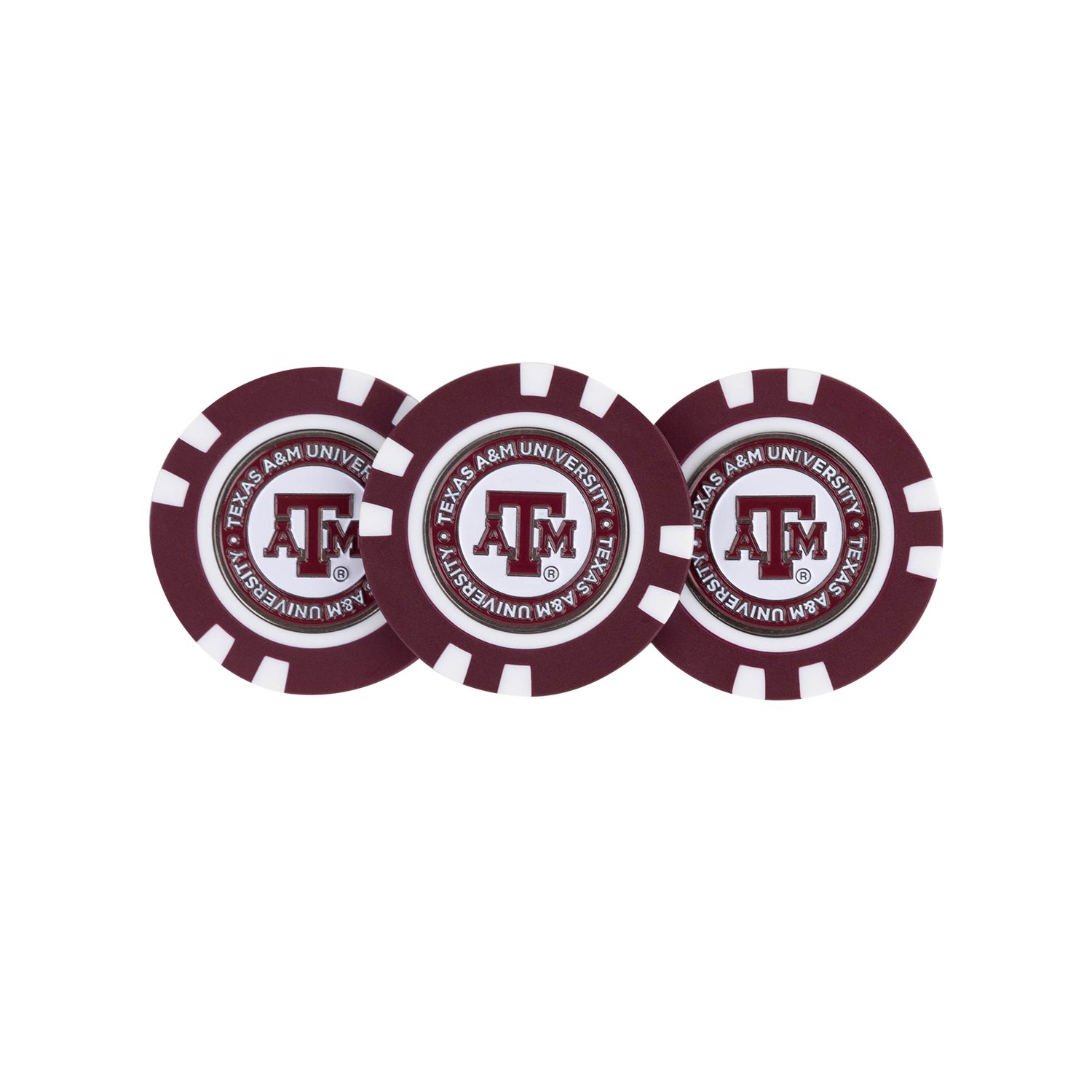 Texas A&M Jardine 3 Pack Poker Chip Ball Markers
