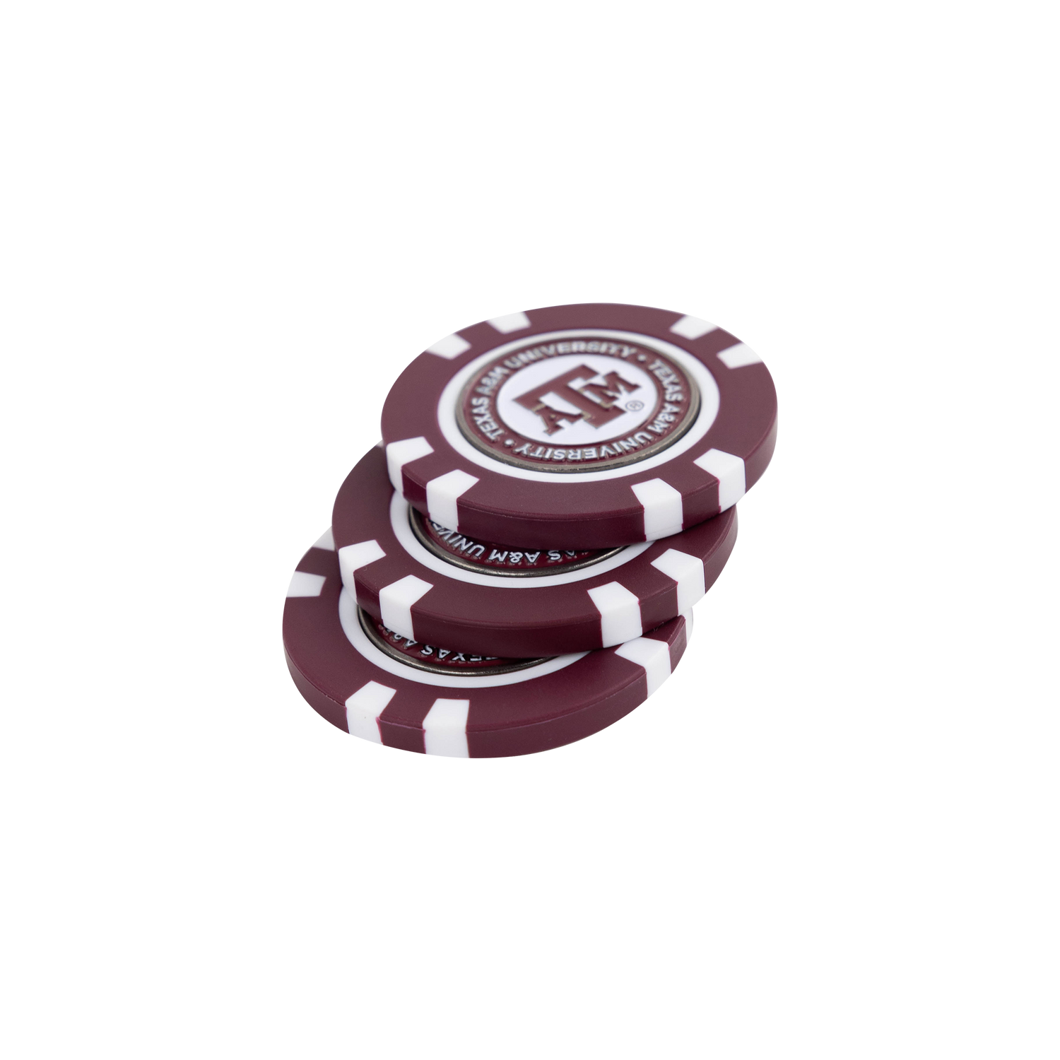 Texas A&M Jardine 3 Pack Poker Chip Ball Markers