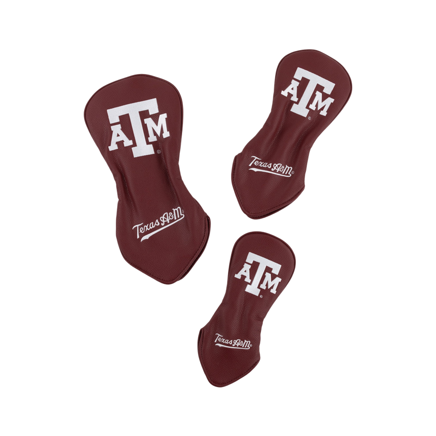 Texas A&M Driver Fairway and Hybrid Golf Head Cover - Maroon