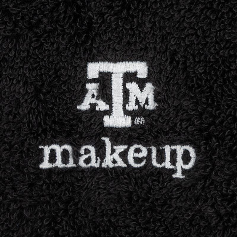 Texas A&M Collegiate Outfitters Makeup Towel - Black