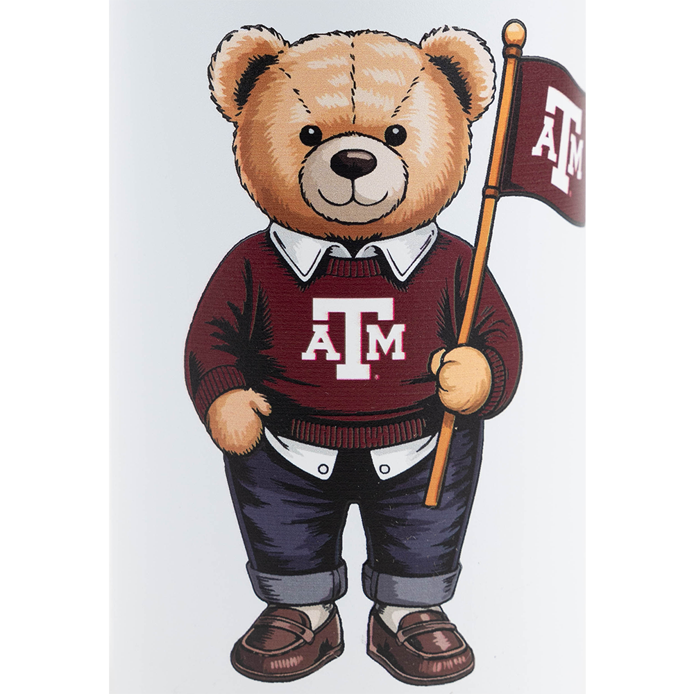 Texas A&M Lil' Sipper 14 oz. Hydration Bottle - White