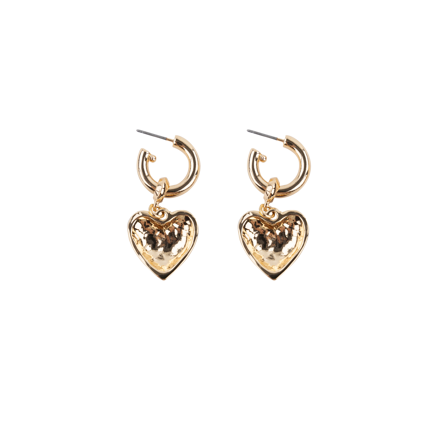 Texas A&M CANVAS Heart Drop Earrings - Maroon