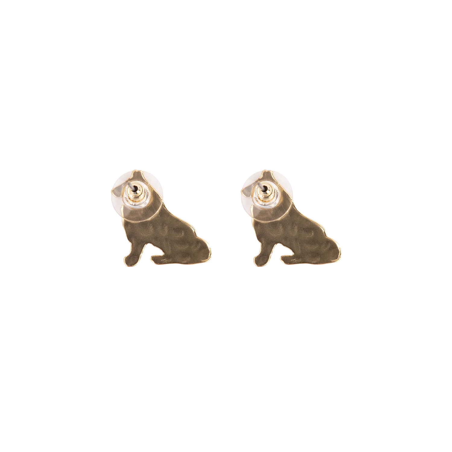 Texas A&M CANVAS Reveille Stud Earrings - Gold