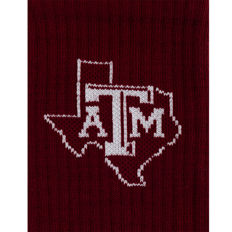 Texas A&M Strideline Premium Knit Crew Socks - Maroon