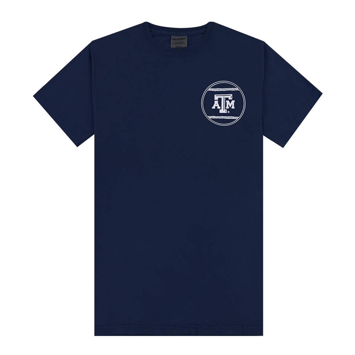 Texas A&M Olsen Field Watercolor T-Shirt - Blue