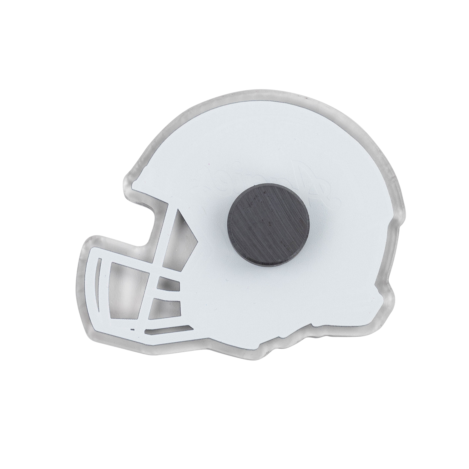 Aggies Colors Shock Script Helmet Magnet - Black
