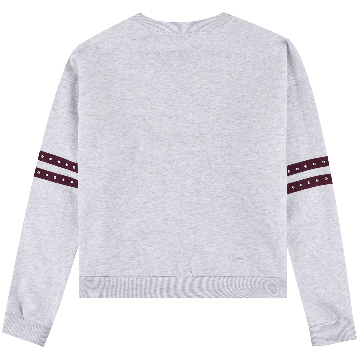 Gig 'Em Aggies Colosseum Women's Rhinestone Crew- Gray