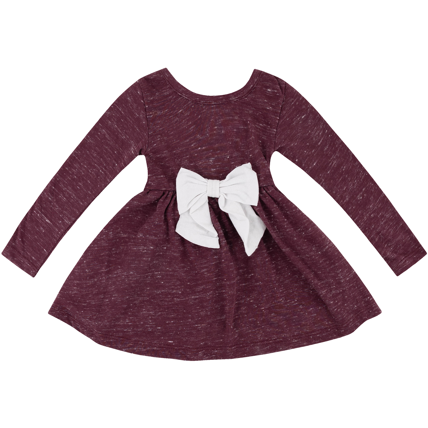 Texas A&M Colosseum Infant Long Sleeve Bow Dress - Maroon