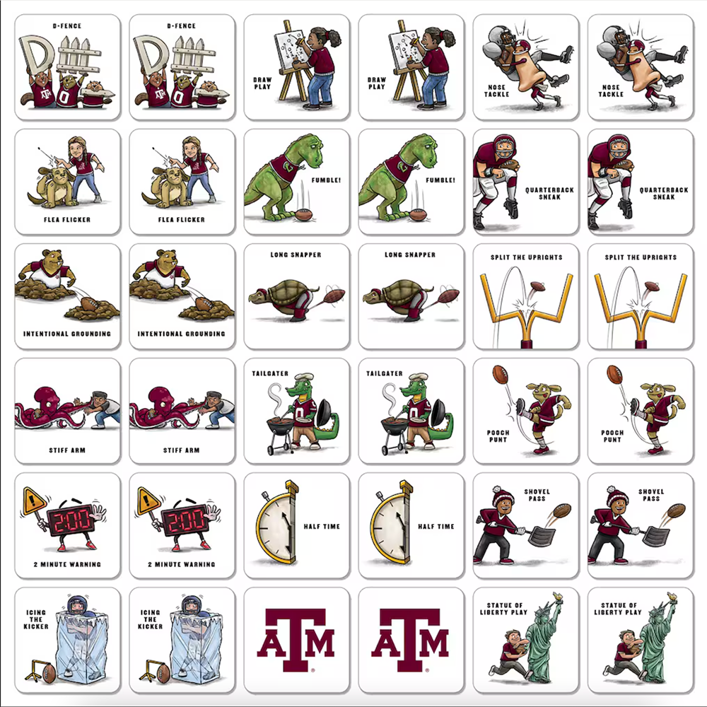 Texas A&M Memory Match Game