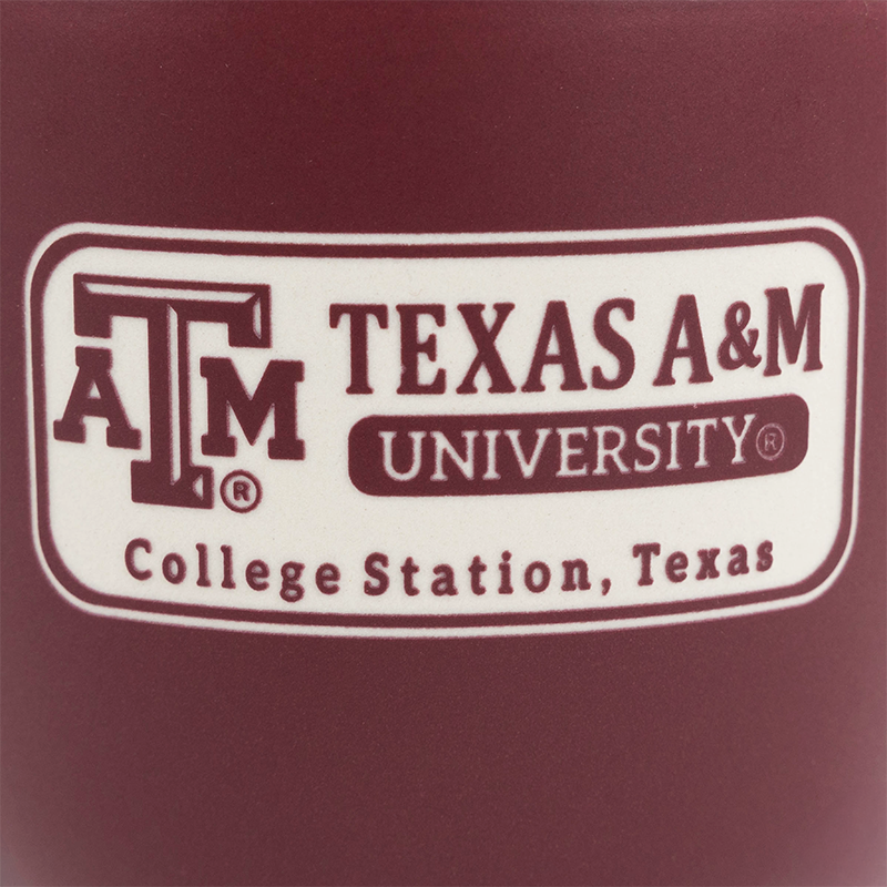 Texas A&M Matte Ceramic Engraved Mug