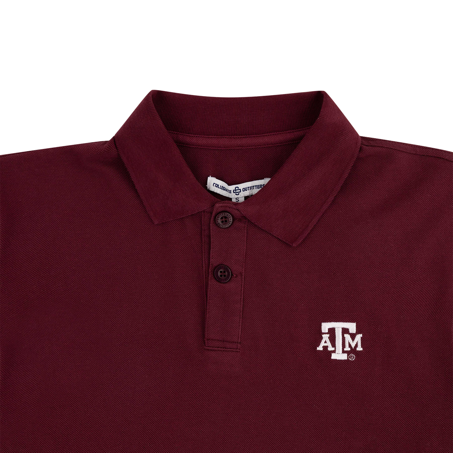 Texas A&M Collegiate Outfitters Heritage Pique Polo - Maroon