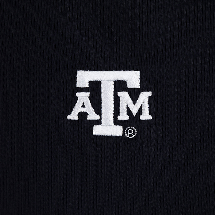 Texas A&M Collegiate Outfitters Textured Polo - Black