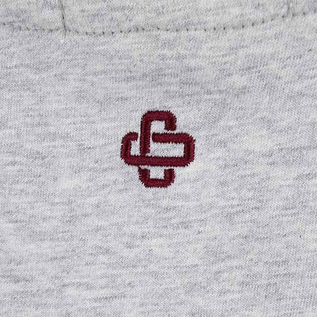Script Aggies Collegiate Outfitters Felt T-Shirt - Gray