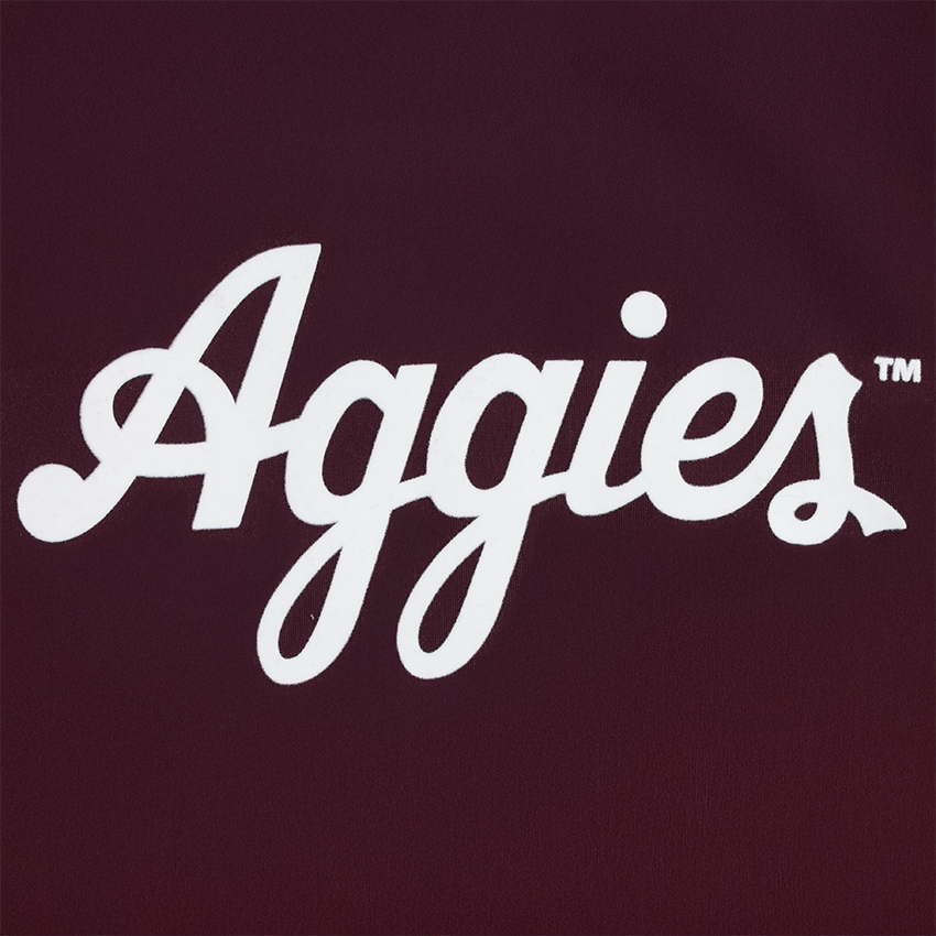 Script Aggies Collegiate Outfitters Youth T-Shirt Hoodie - Maroon