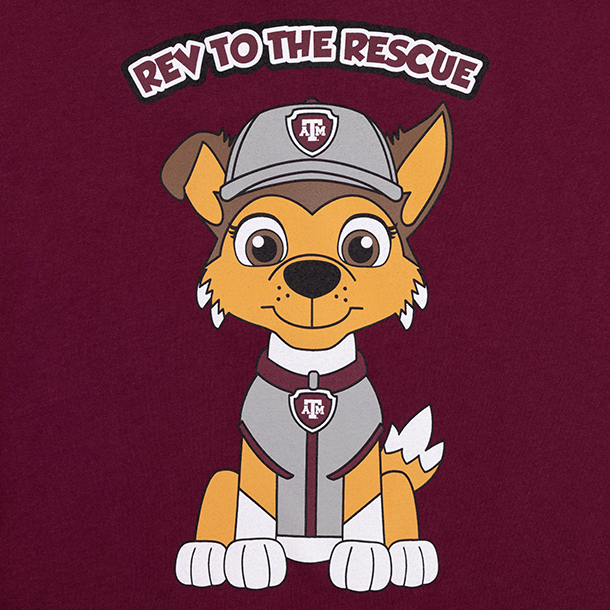 Rev to the Rescue Youth T-Shirt - Maroon