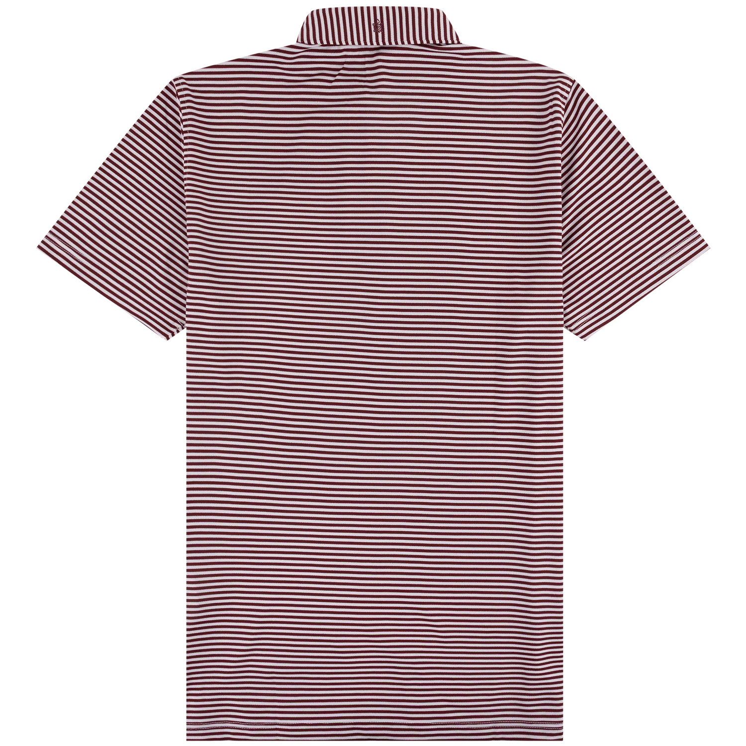 Texas A&M Turtleson Hardy Striped Polo - Maroon