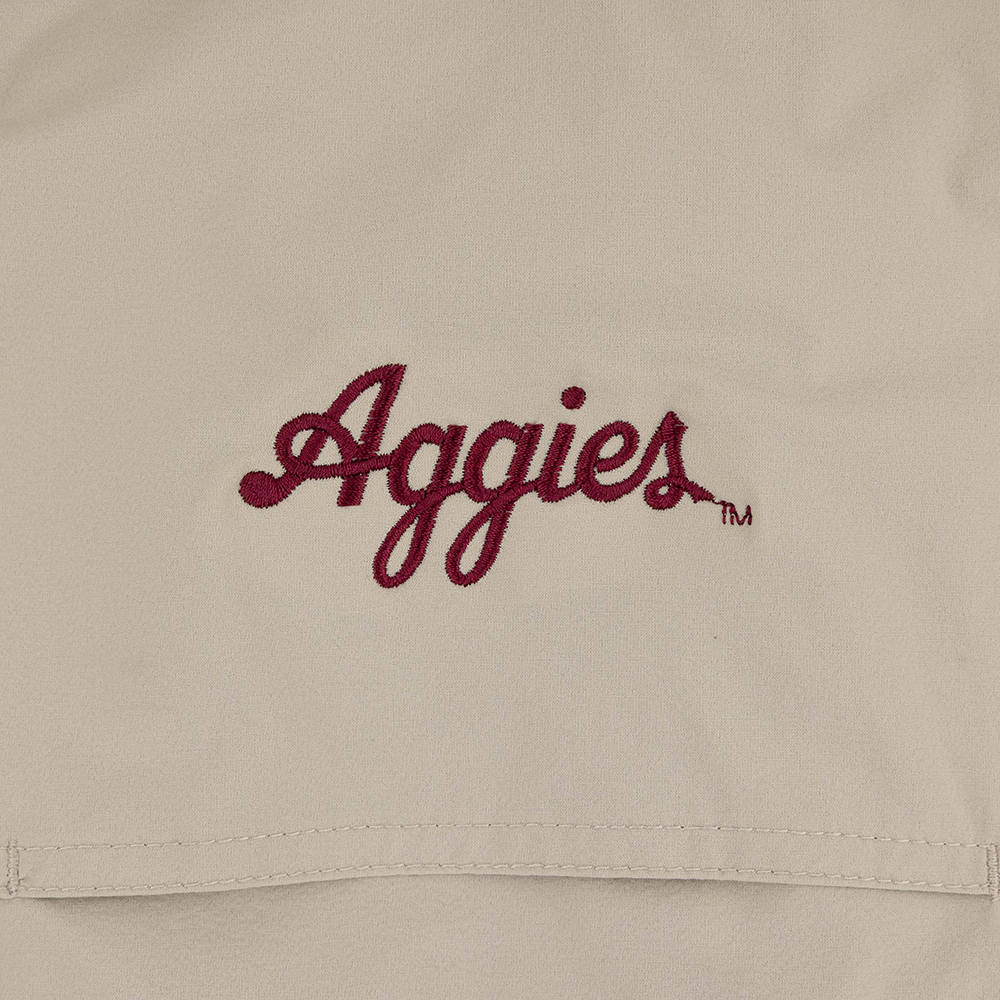 Texas A&M Snaps Clothing Short Sleeve Tailgater - Beige