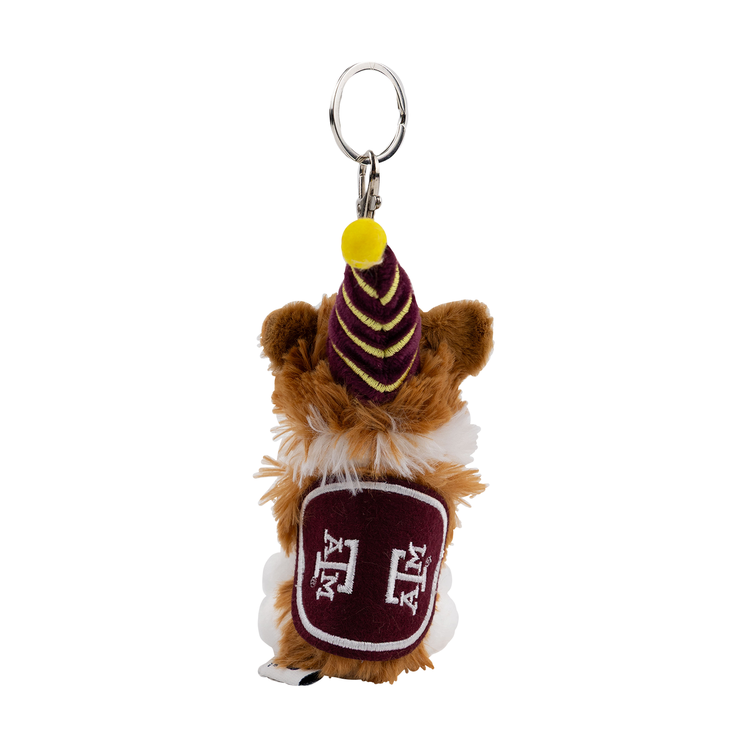 Texas A&M Reveille Birthday Keychain
