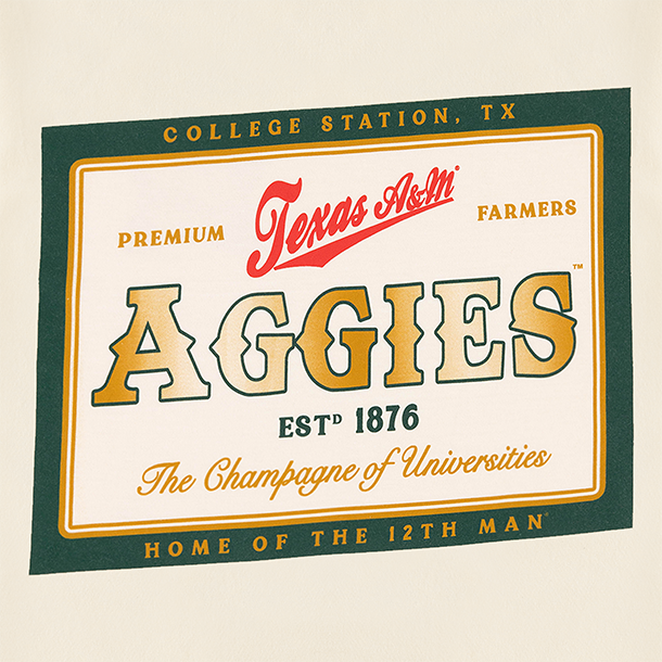 Texas A&M Aggie Life T-Shirt - Beige