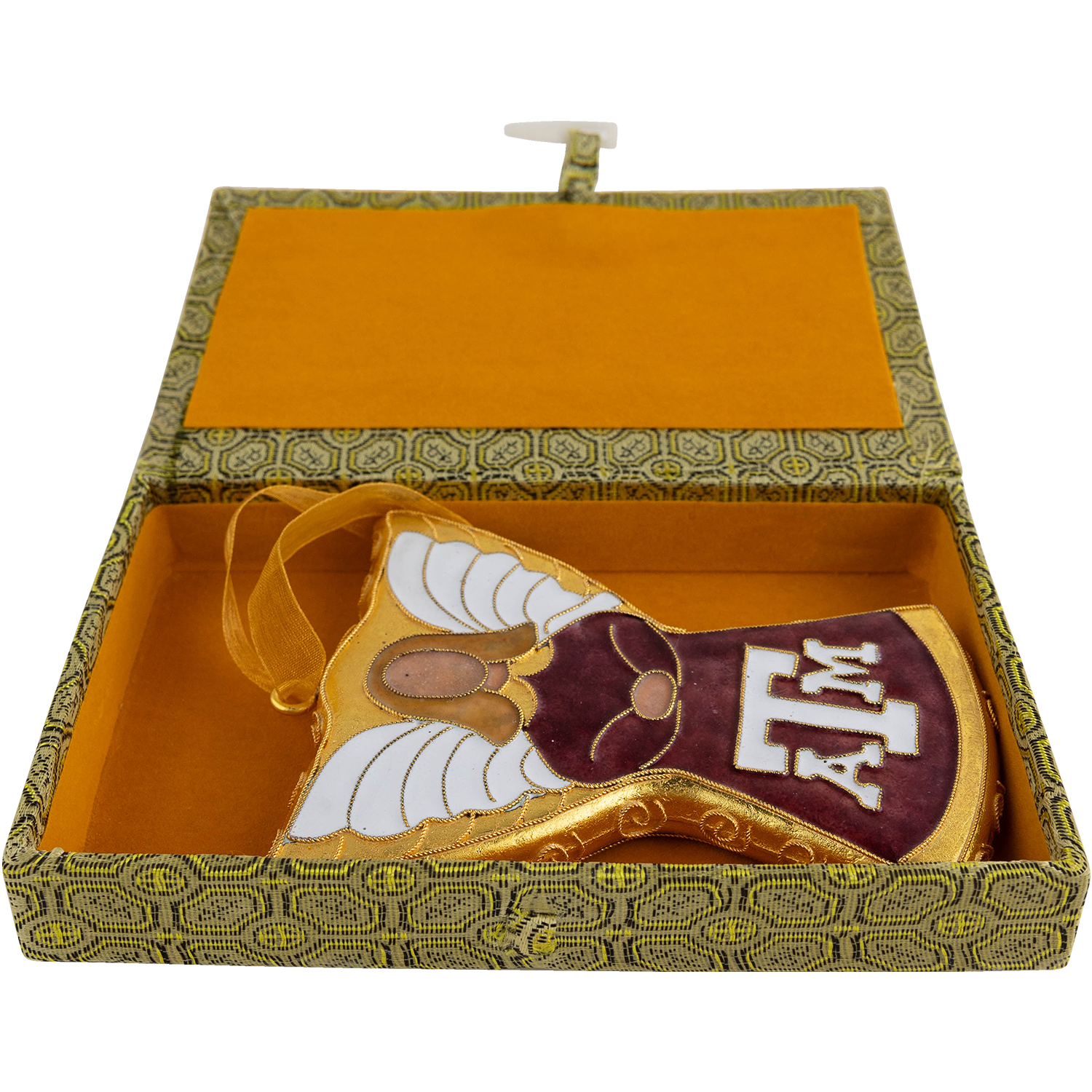 Texas A&M Kitty Keller Angel Ornament - Maroon