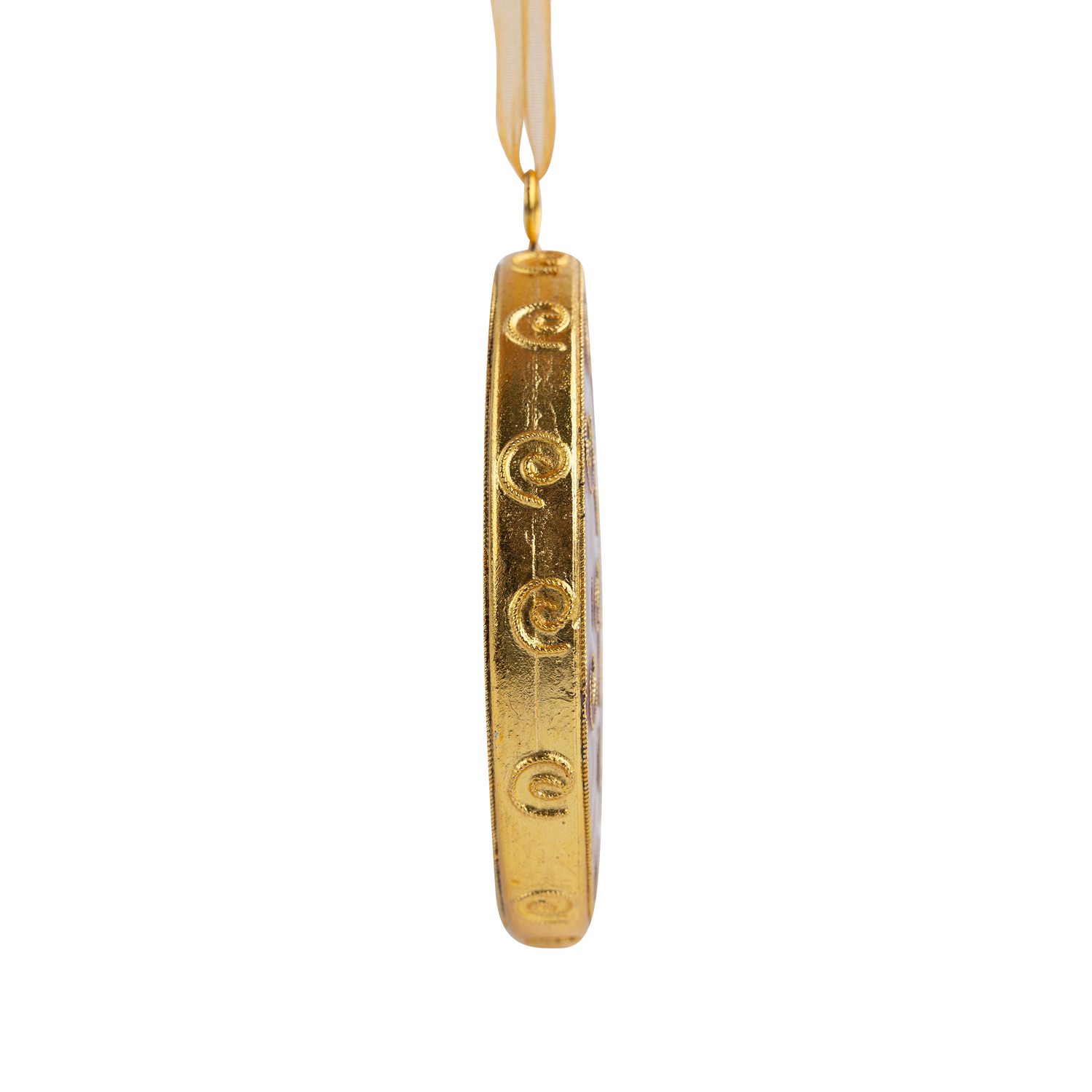 Texas A&M Kitty Keller Reveille Circle Ornament