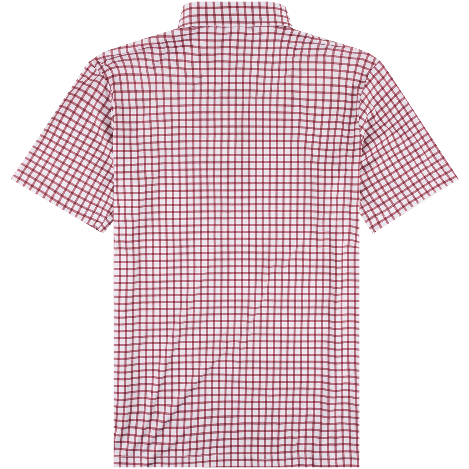 Texas A&M Collars & Co Windowpane Polo - Maroon