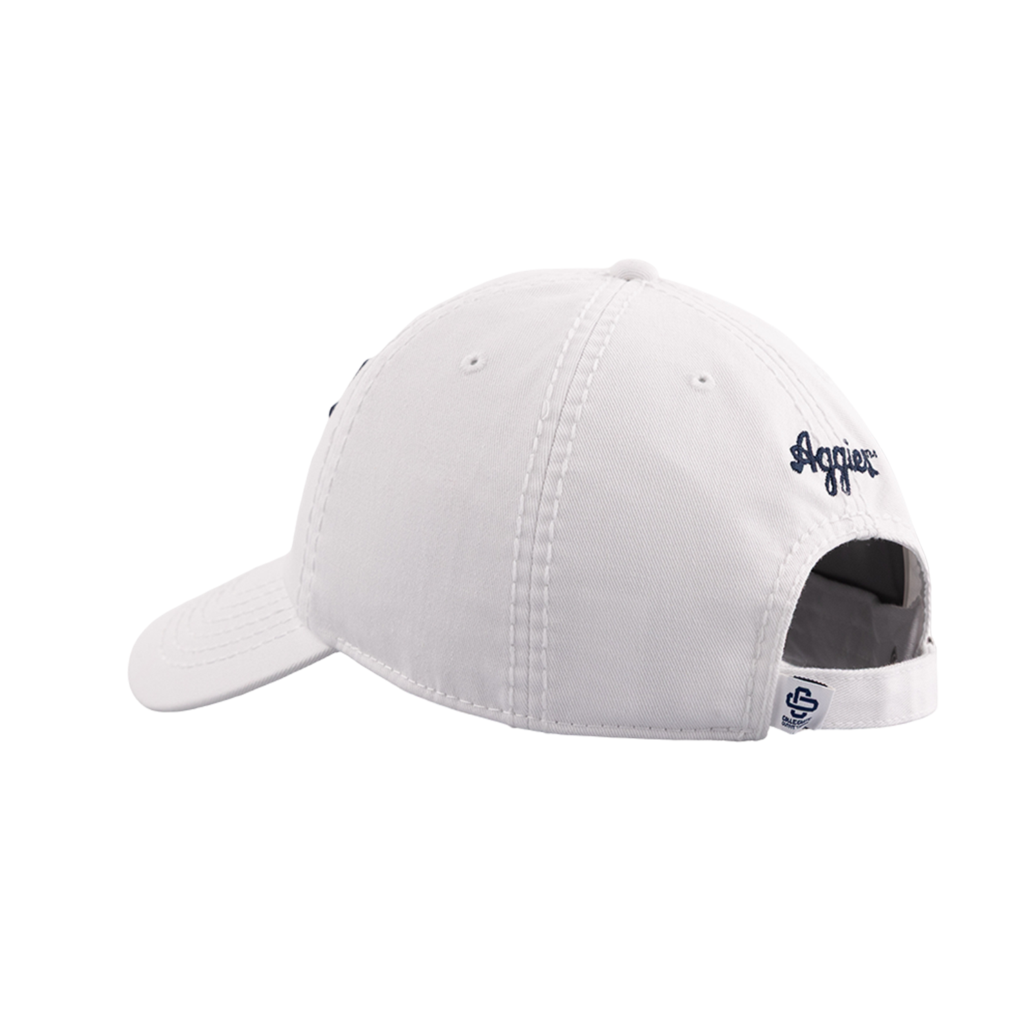 Texas A&M Collegiate Outfitters 6 Panel Adjustable Hat - White