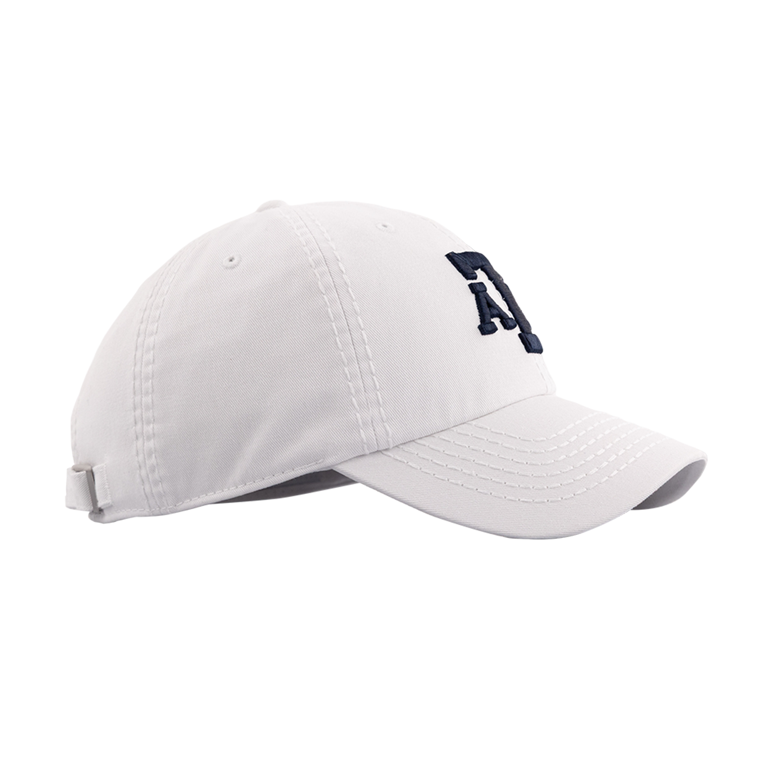 Texas A&M Collegiate Outfitters 6 Panel Adjustable Hat - White