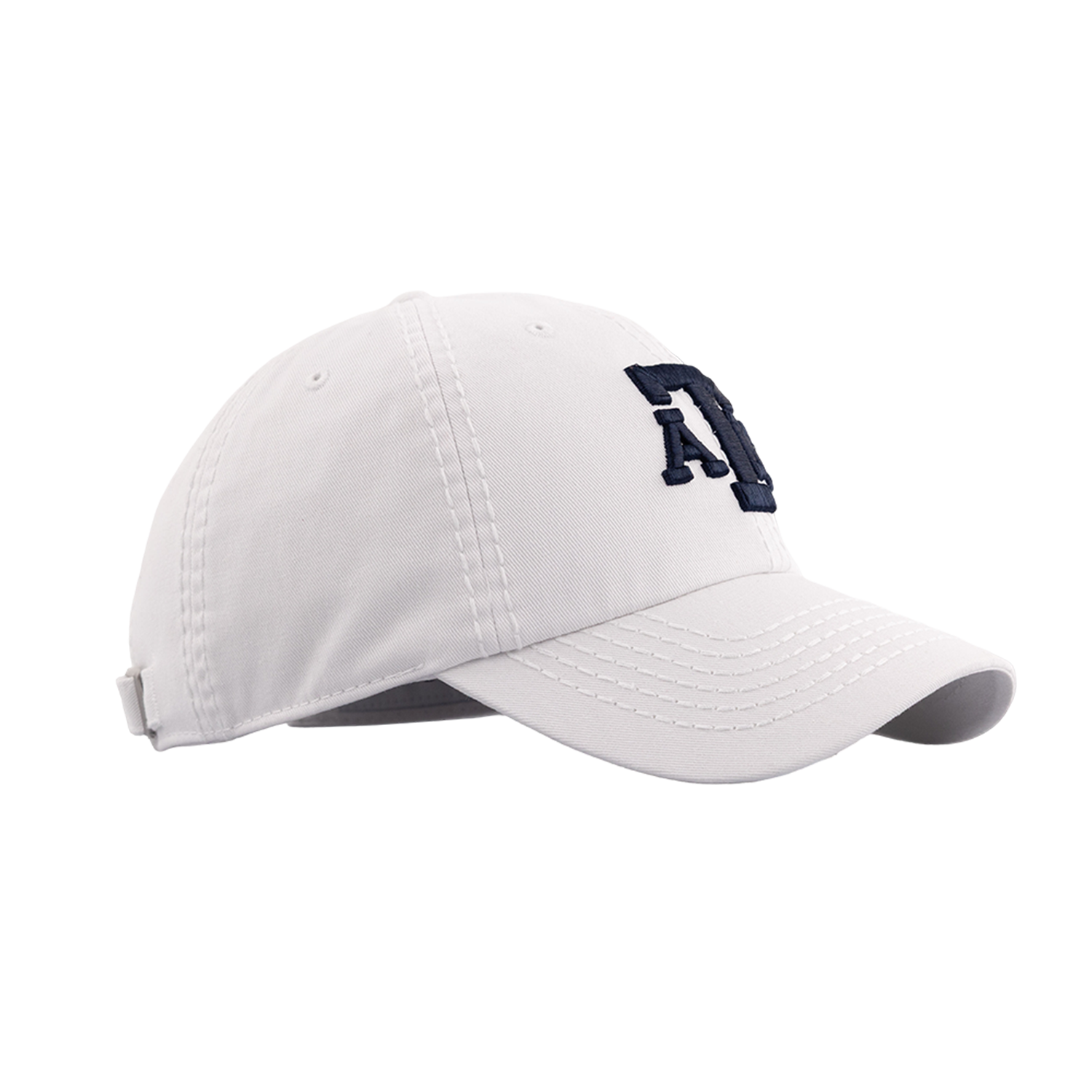 Texas A&M Collegiate Outfitters 6 Panel Adjustable Hat - White