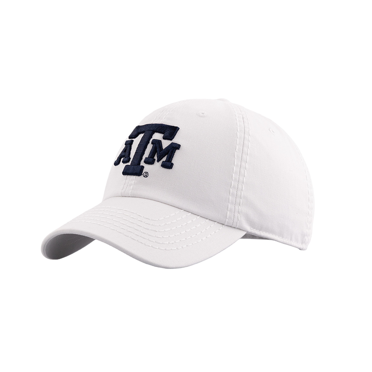 Texas A&M Collegiate Outfitters 6 Panel Adjustable Hat - White