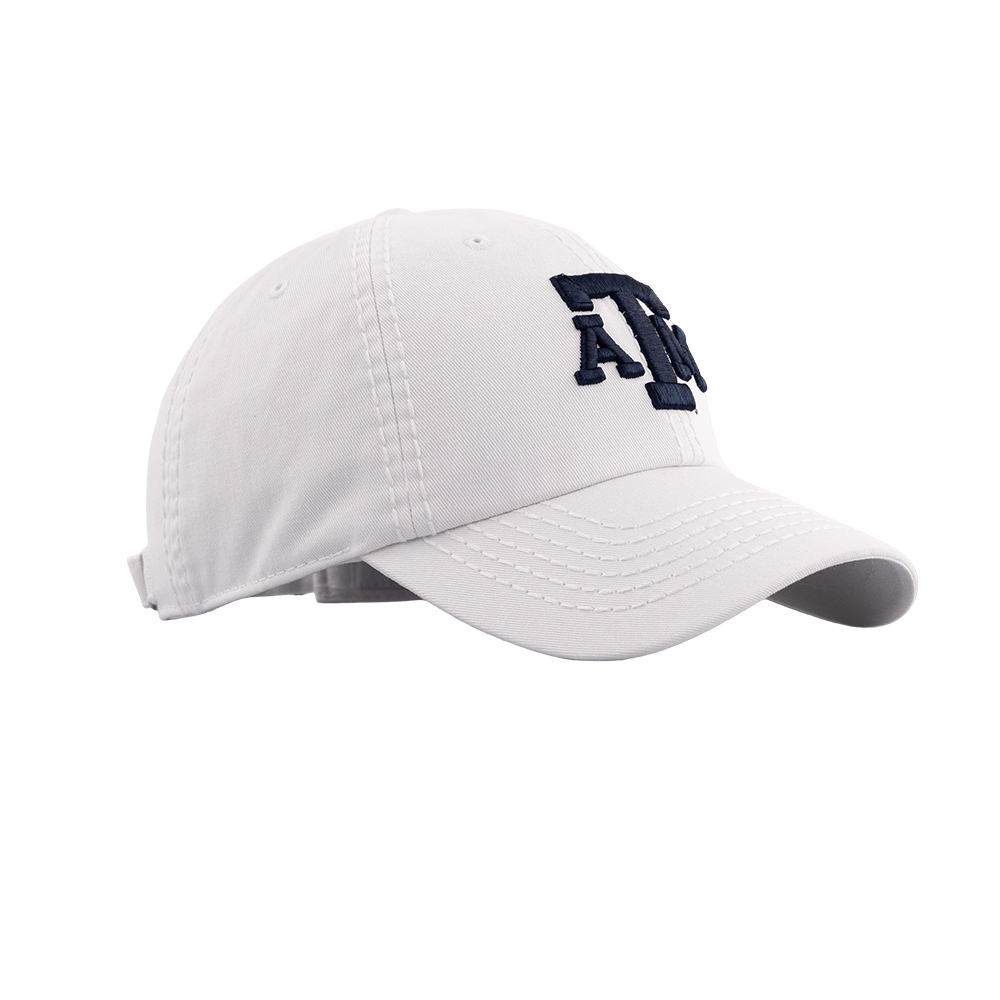 Texas A&M Collegiate Outfitters 6 Panel Adjustable Hat - White